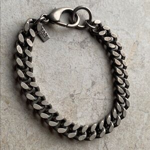 Man Michaels SF Men’s Silver Chain Bracelet 8.5”